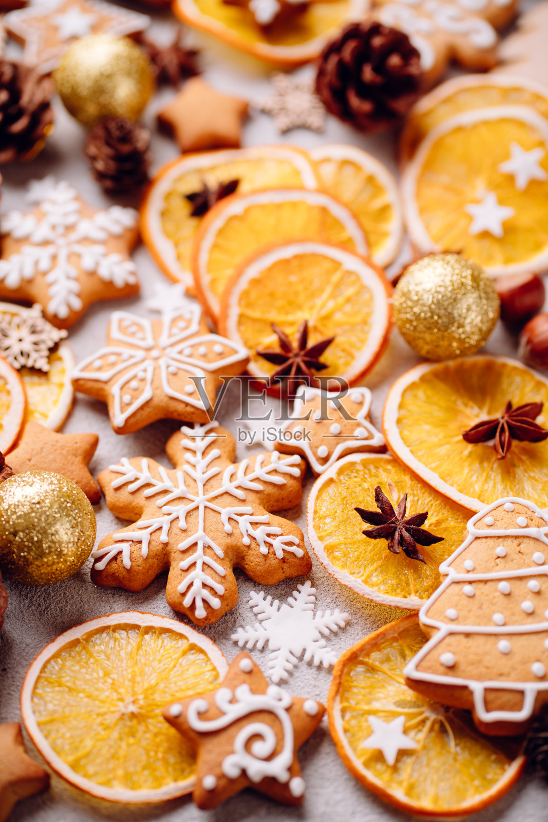 圣诞场景。节日贺卡设计照片摄影图片