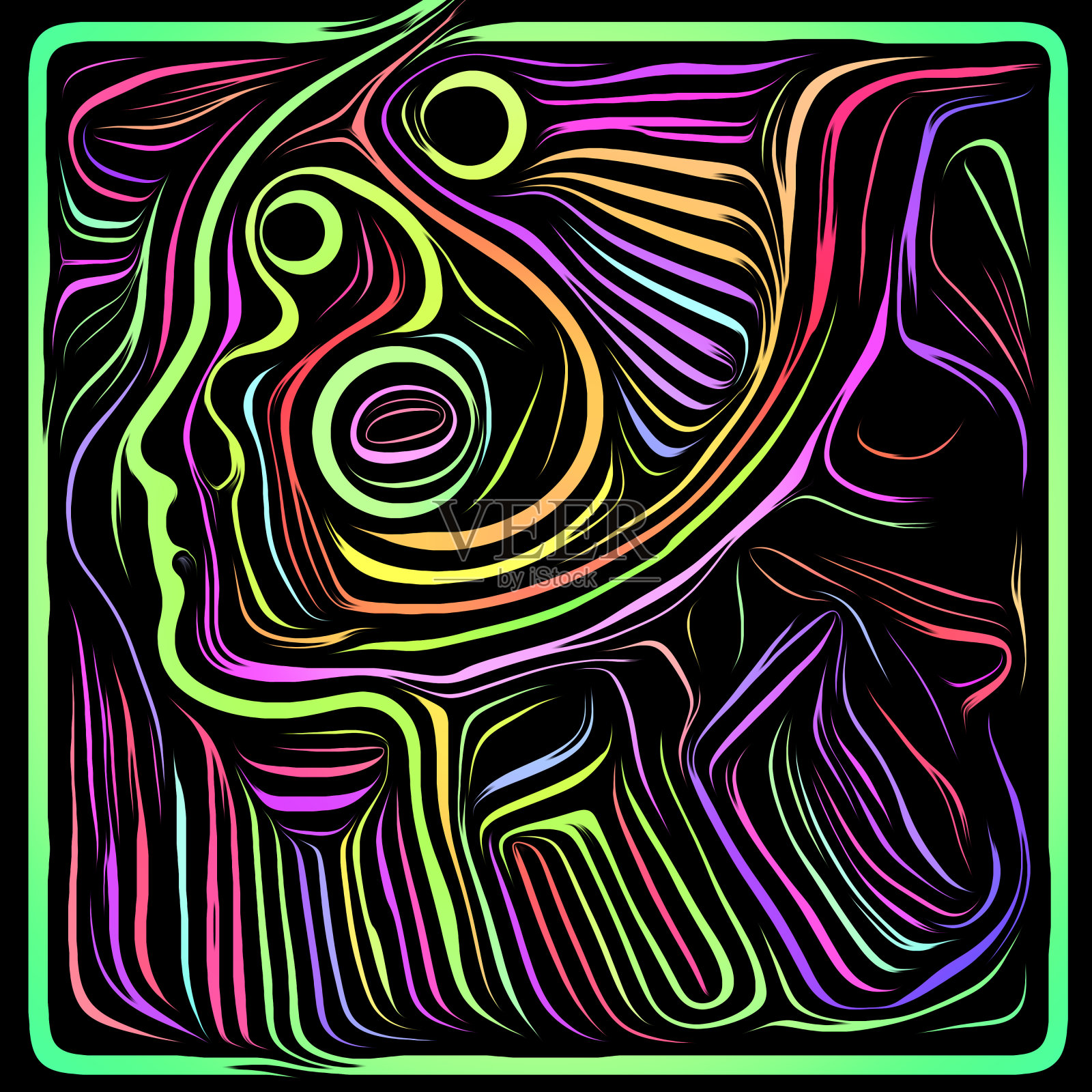 木刻设计领域插画图片素材