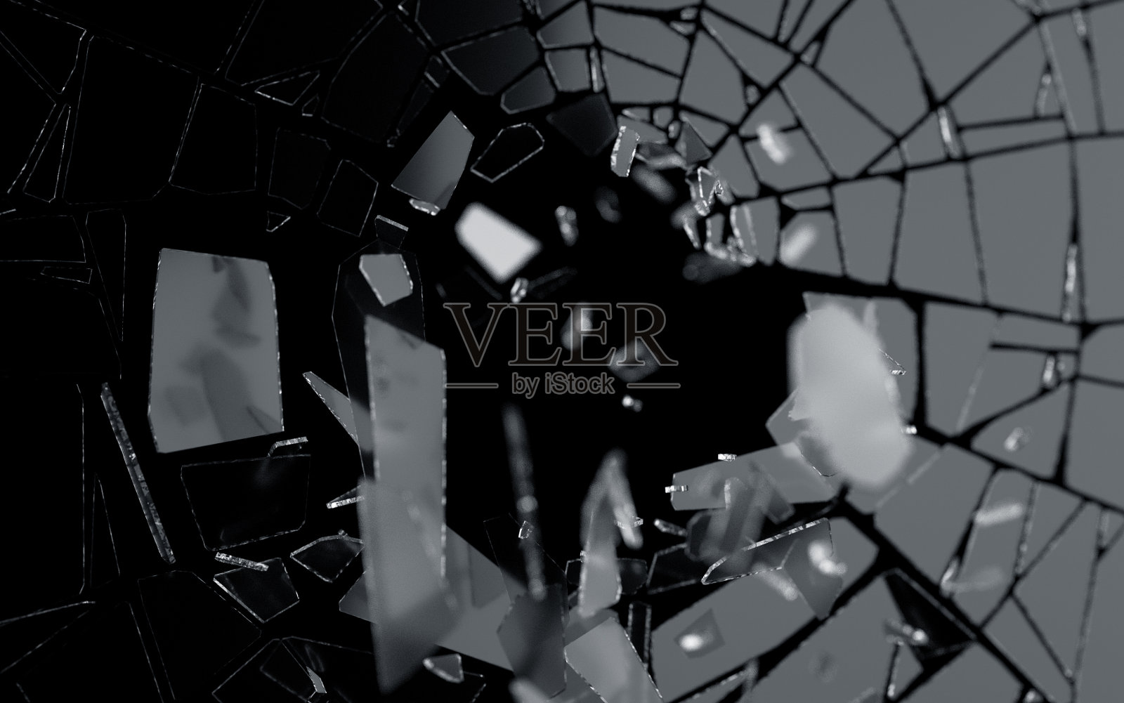 破碎的玻璃照片摄影图片