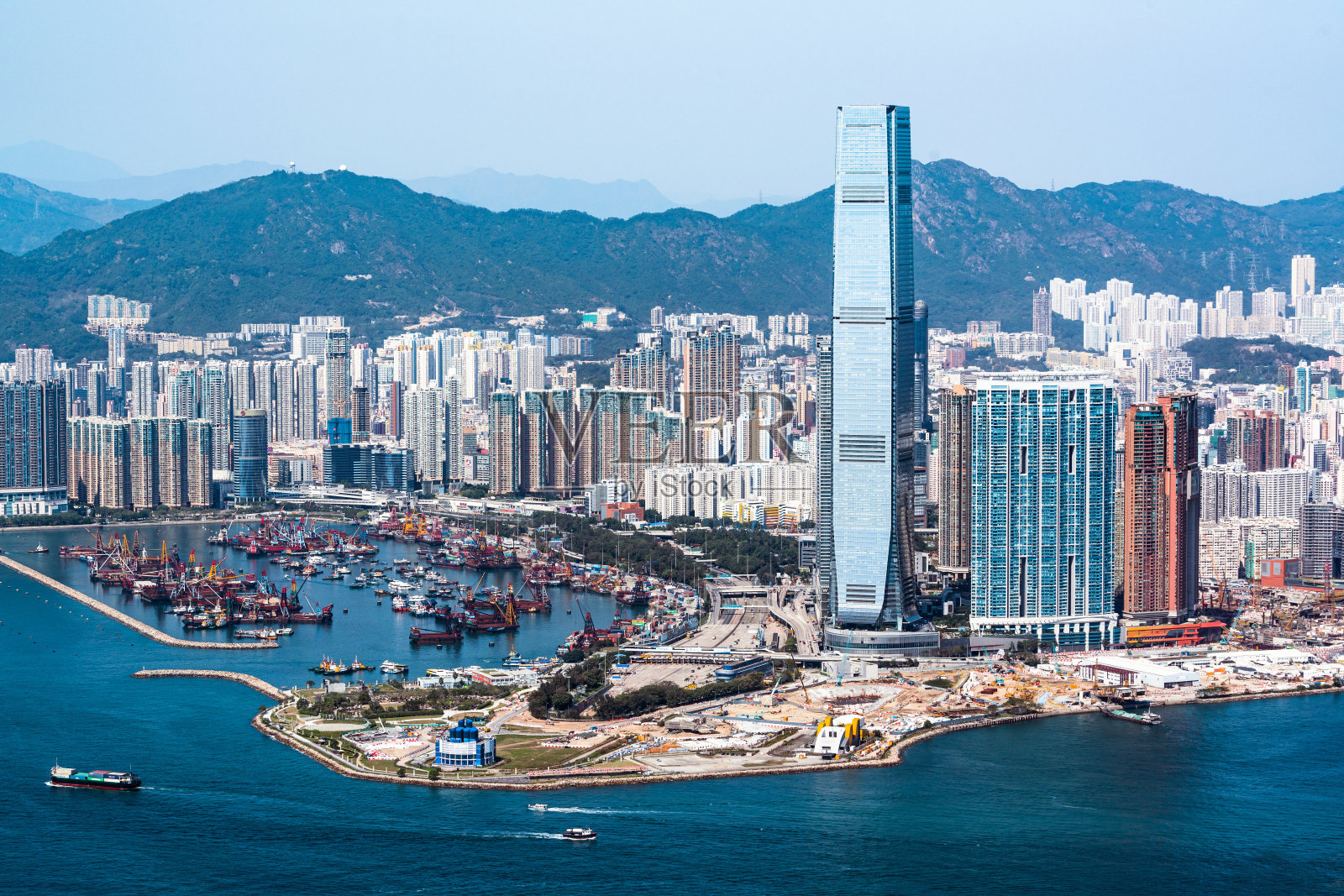 香港西九龙国际商业中心照片摄影图片