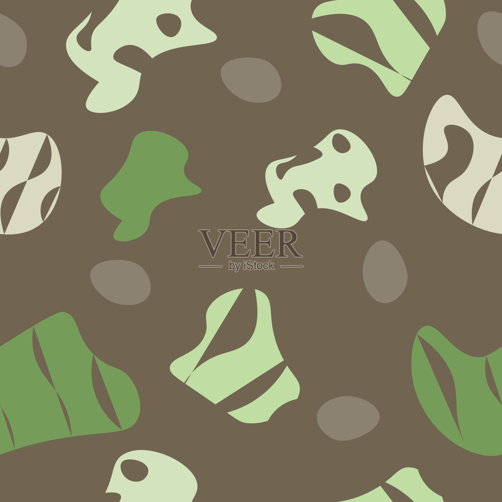 无缝抽象图案的不同颜色和大小的点，手工制作的现代时尚的背景横幅和广告。向量EPS10插画图片素材