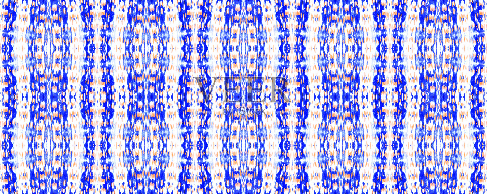 民族无缝模式。插画图片素材