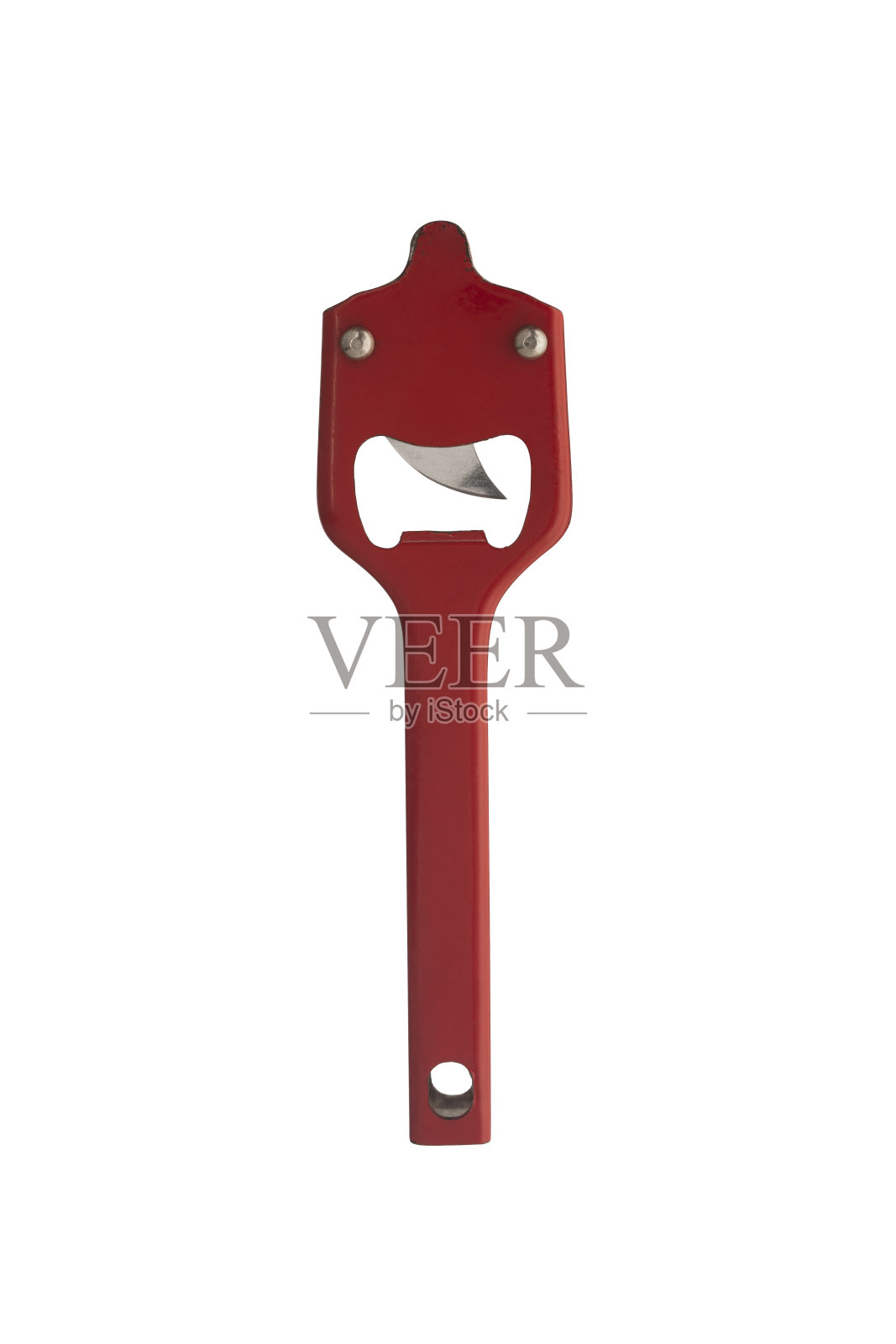 开罐器孤立，白色背景照片摄影图片