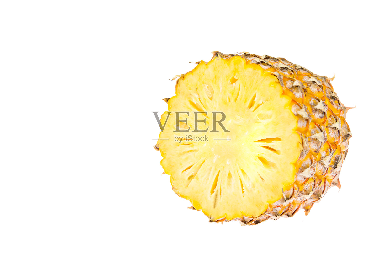 白黑底上的菠萝照片摄影图片