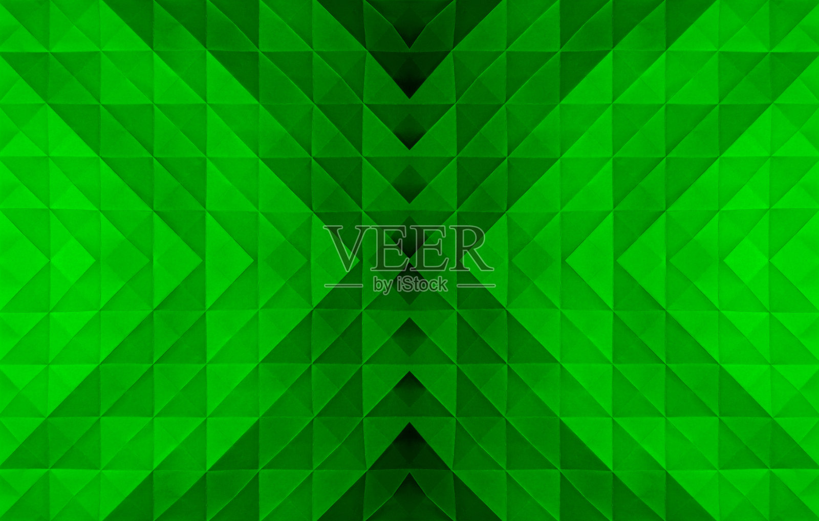 绿色折纸圣诞背景照片摄影图片