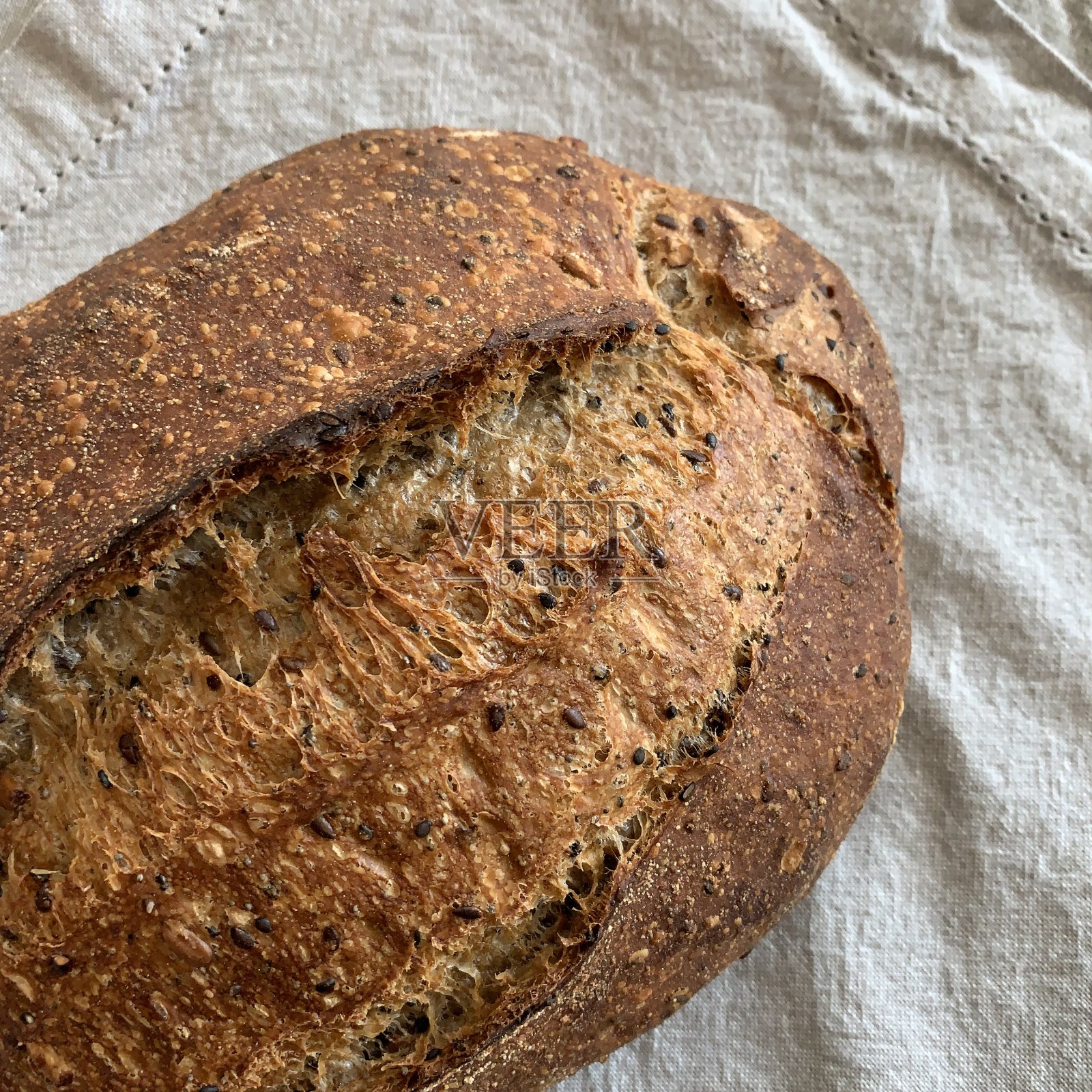 新鲜的酸面包照片摄影图片