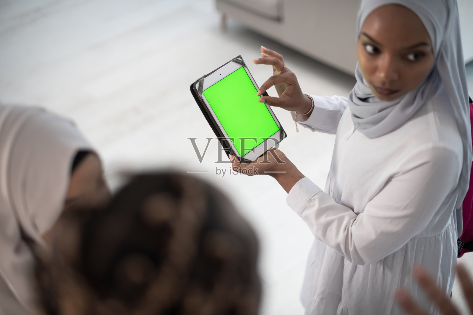 一群快乐的非洲学生照片摄影图片