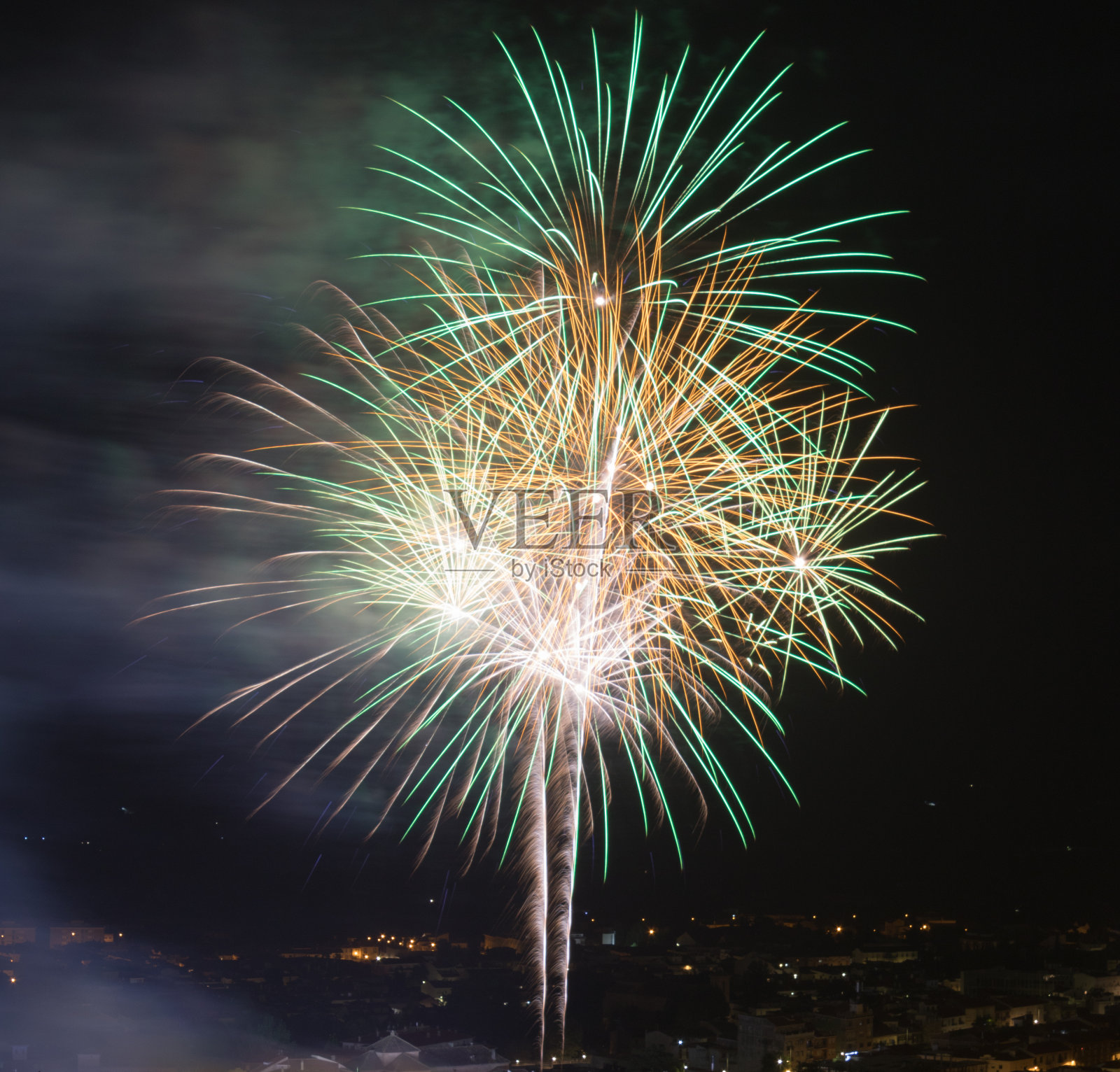 烟花照片摄影图片