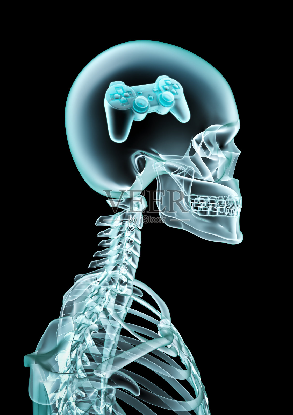 x射线的视频游戏玩家照片摄影图片