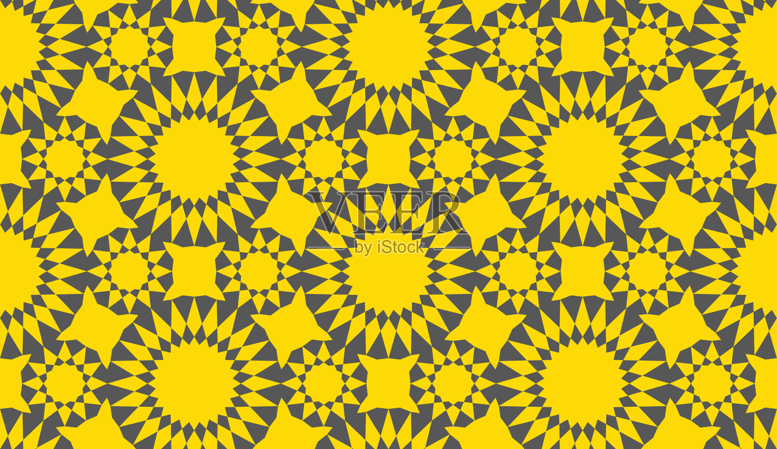 几何装饰无缝图案。矢量插图。插画图片素材