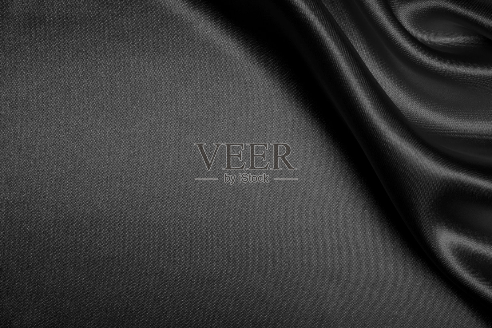 黑色丝绸波浪纹理背景照片摄影图片