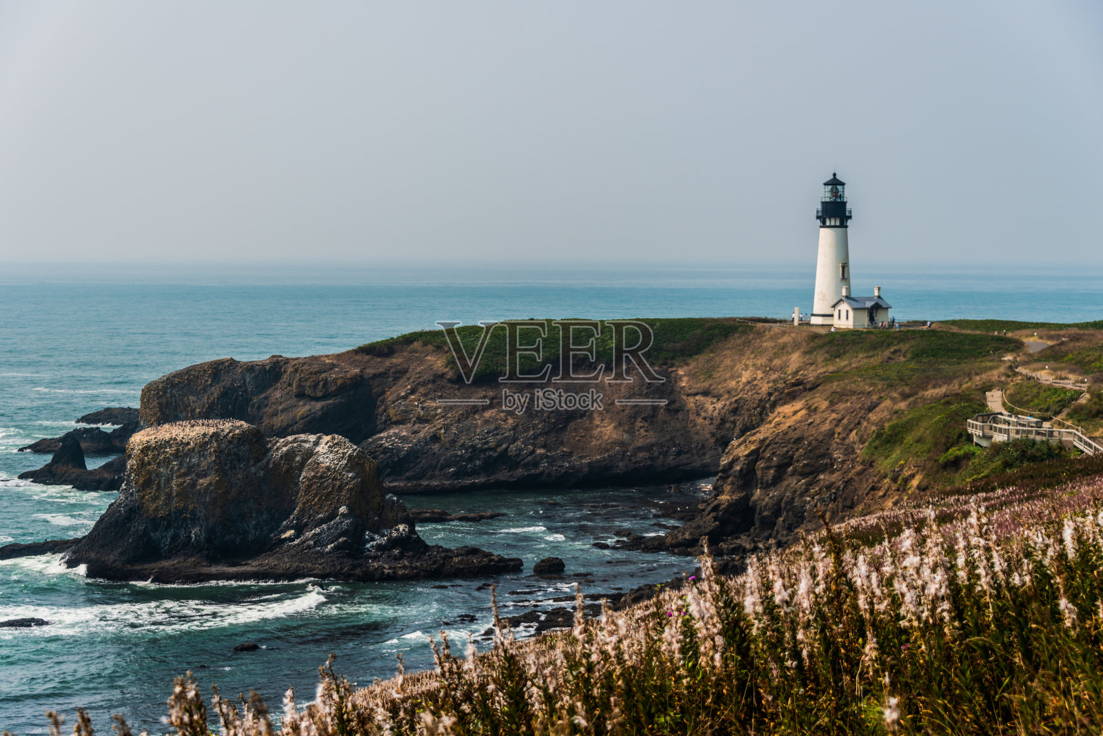 Yaquina头灯塔照片摄影图片