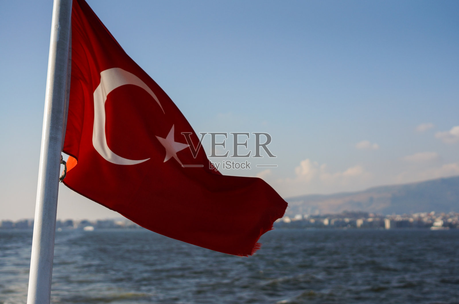 土耳其国旗照片摄影图片