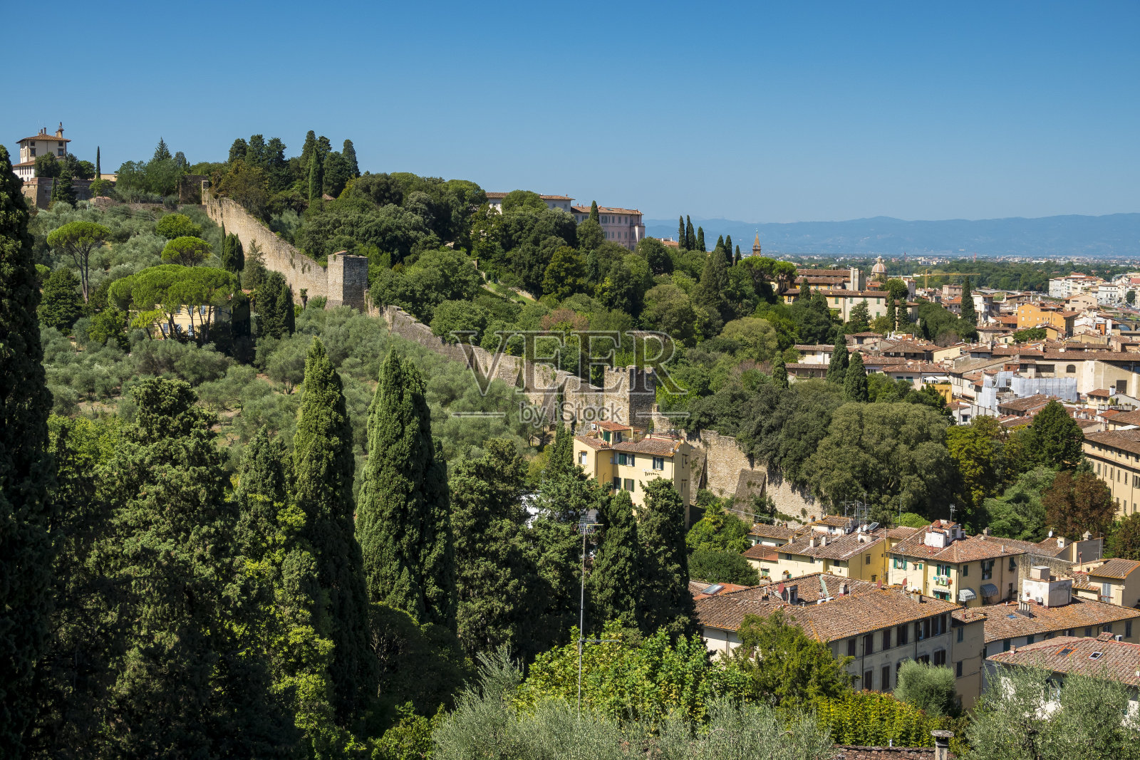 佛罗伦萨的古城墙照片摄影图片