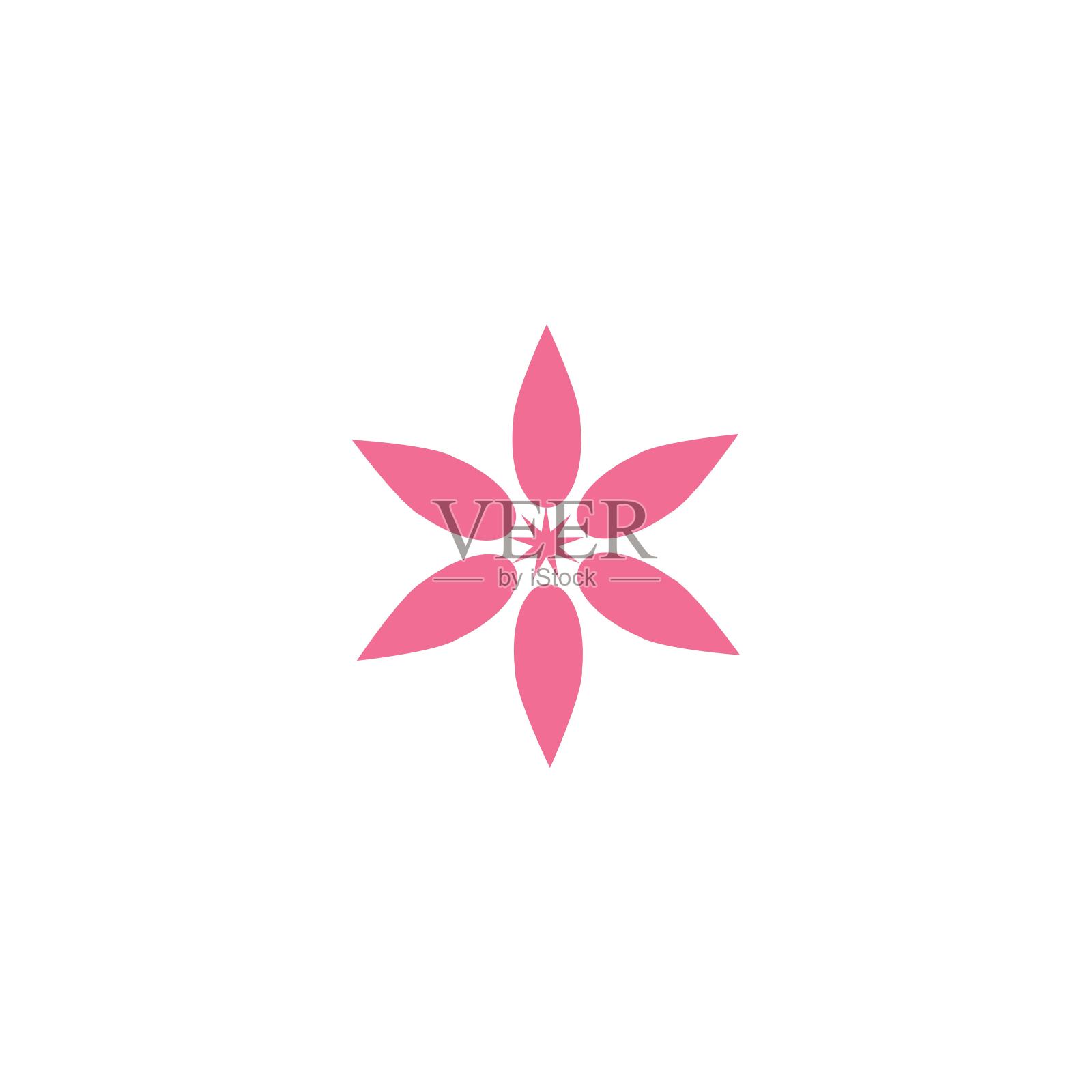 花朵矢量图标设计设计元素图片