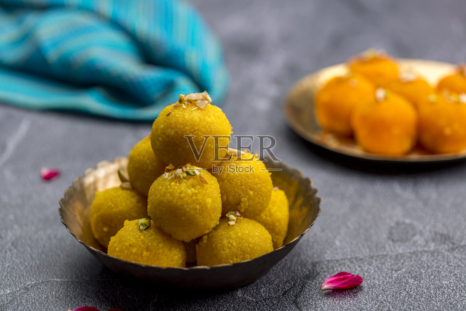 莫蒂克胡尔 · 拉杜或拉德杜在印度普贾照片摄影图片