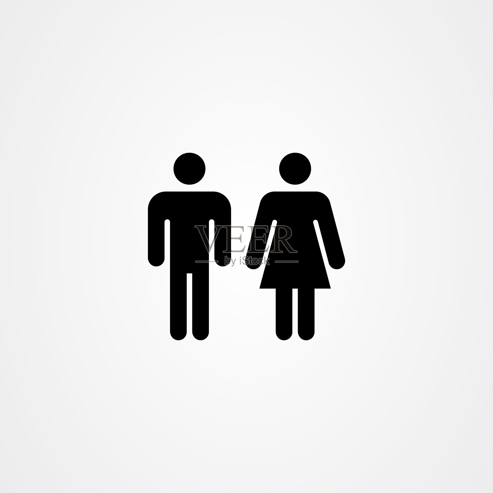 性别,男人和女人的图标