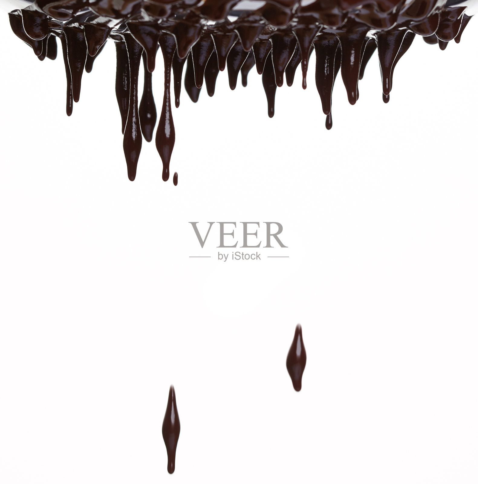 热巧克力流孤立在白色照片摄影图片