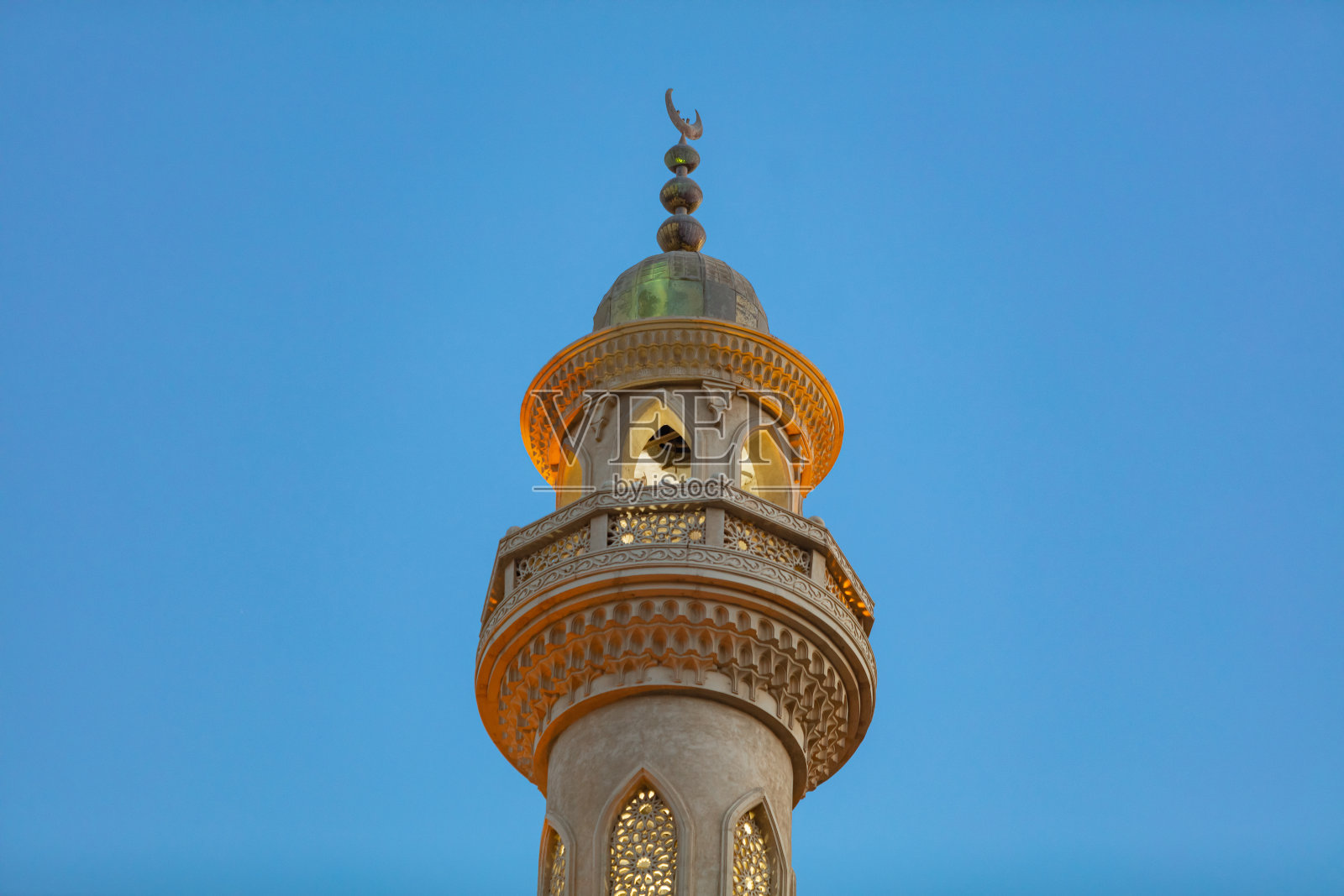 埃及洪加达的米娜清真寺特写照片摄影图片