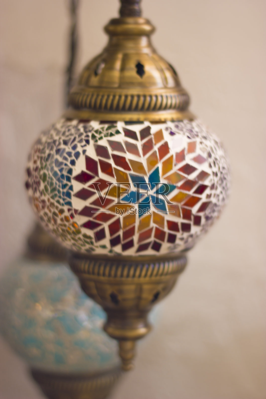 中东风格的几何图形灯笼照片摄影图片