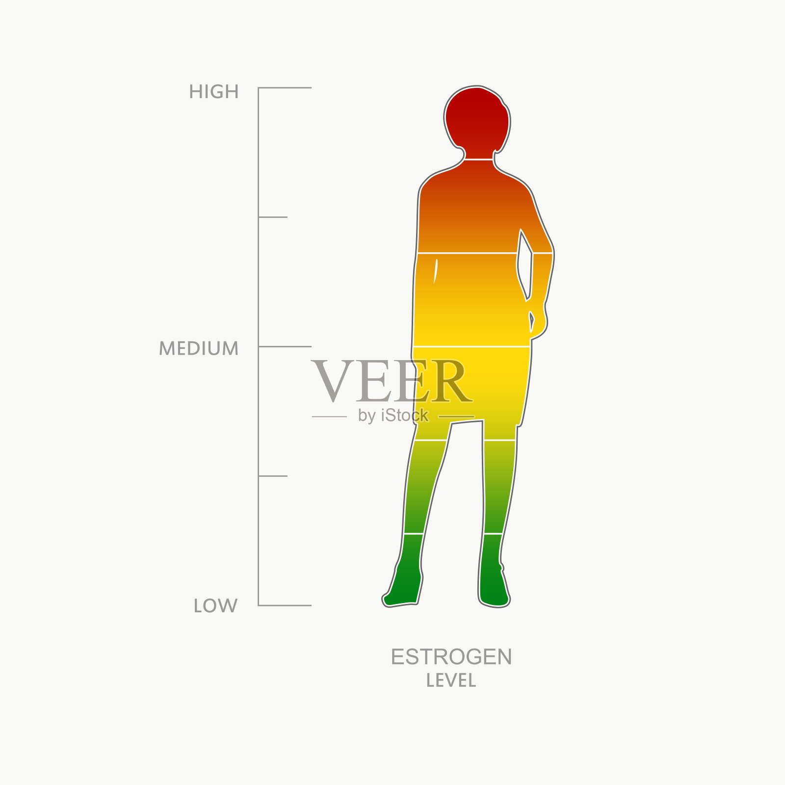 医学背景的概念插画图片素材