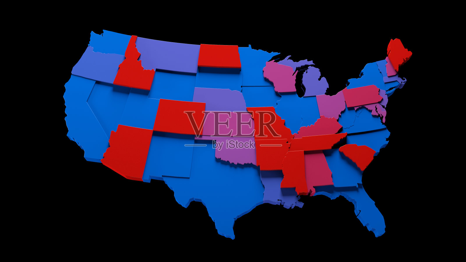 美国地图照片摄影图片