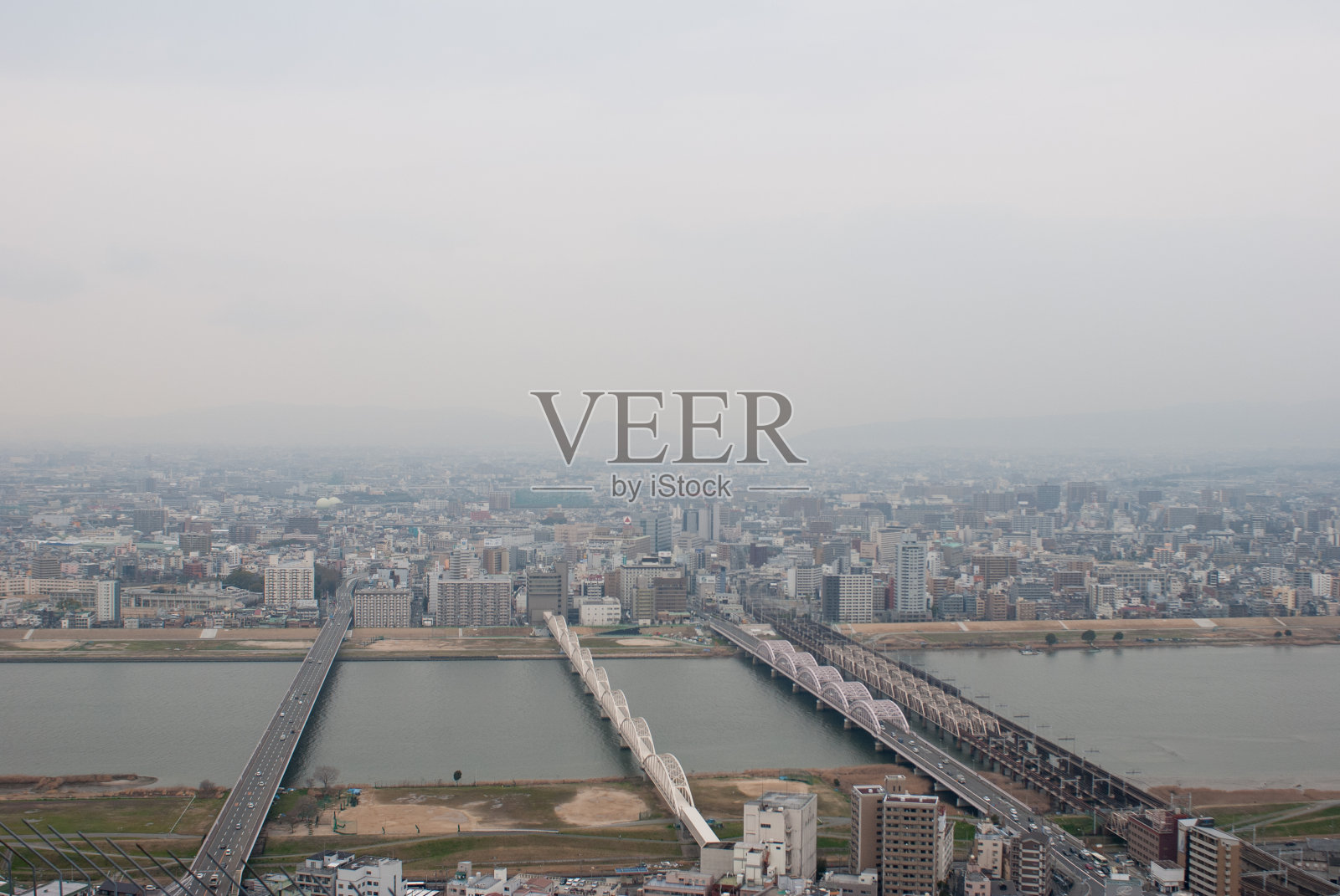 日本大阪的城市,照片摄影图片