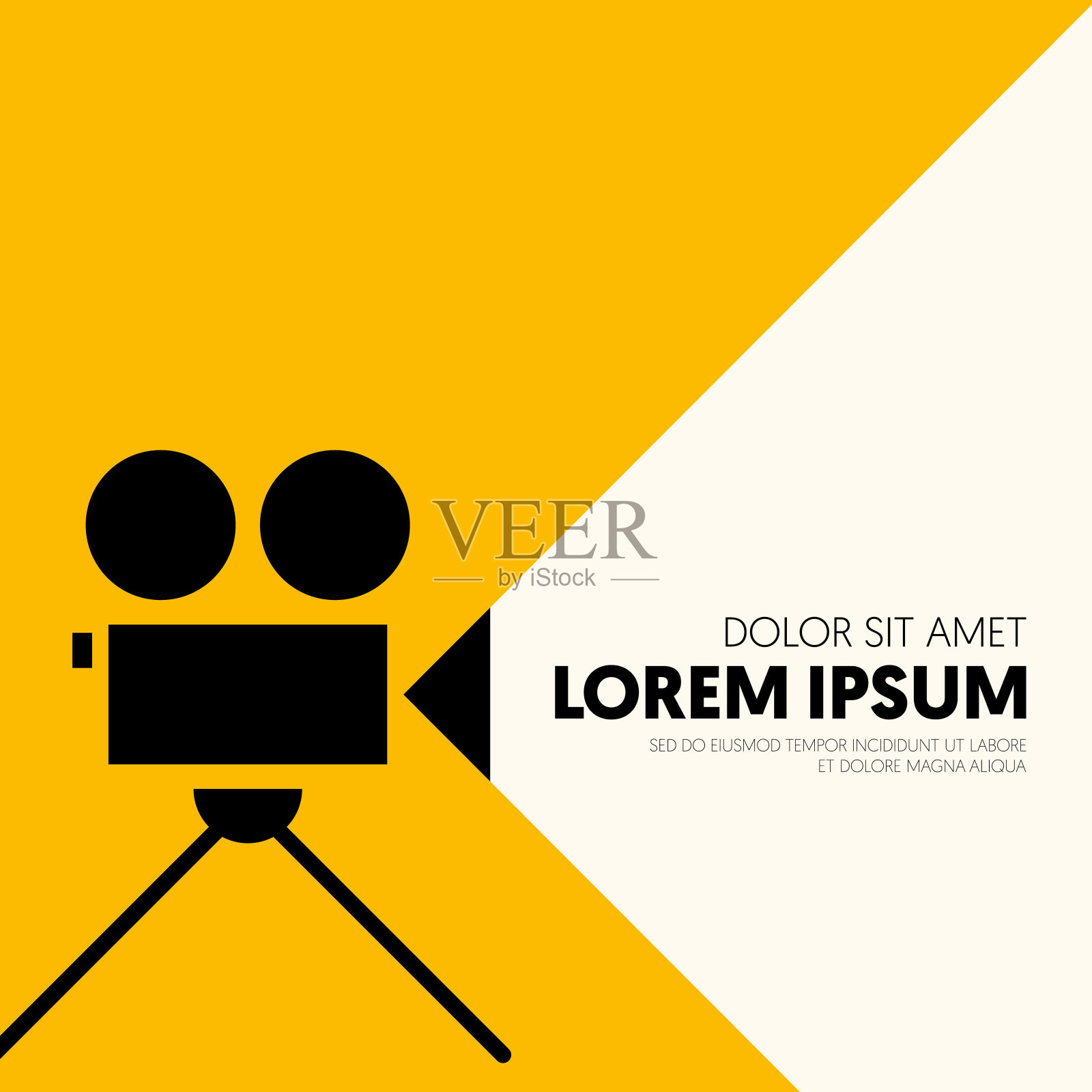 电影和电影海报设计模板背景复古复古的风格插画图片素材