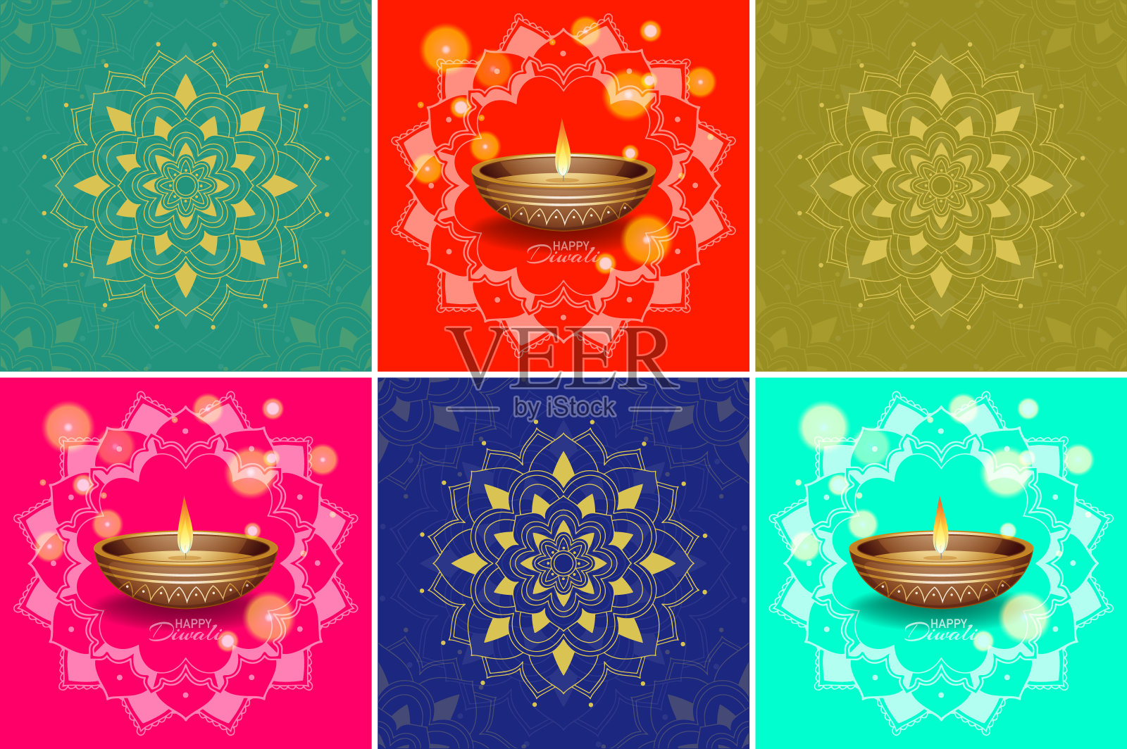 背景模板与曼荼罗设计设计模板素材