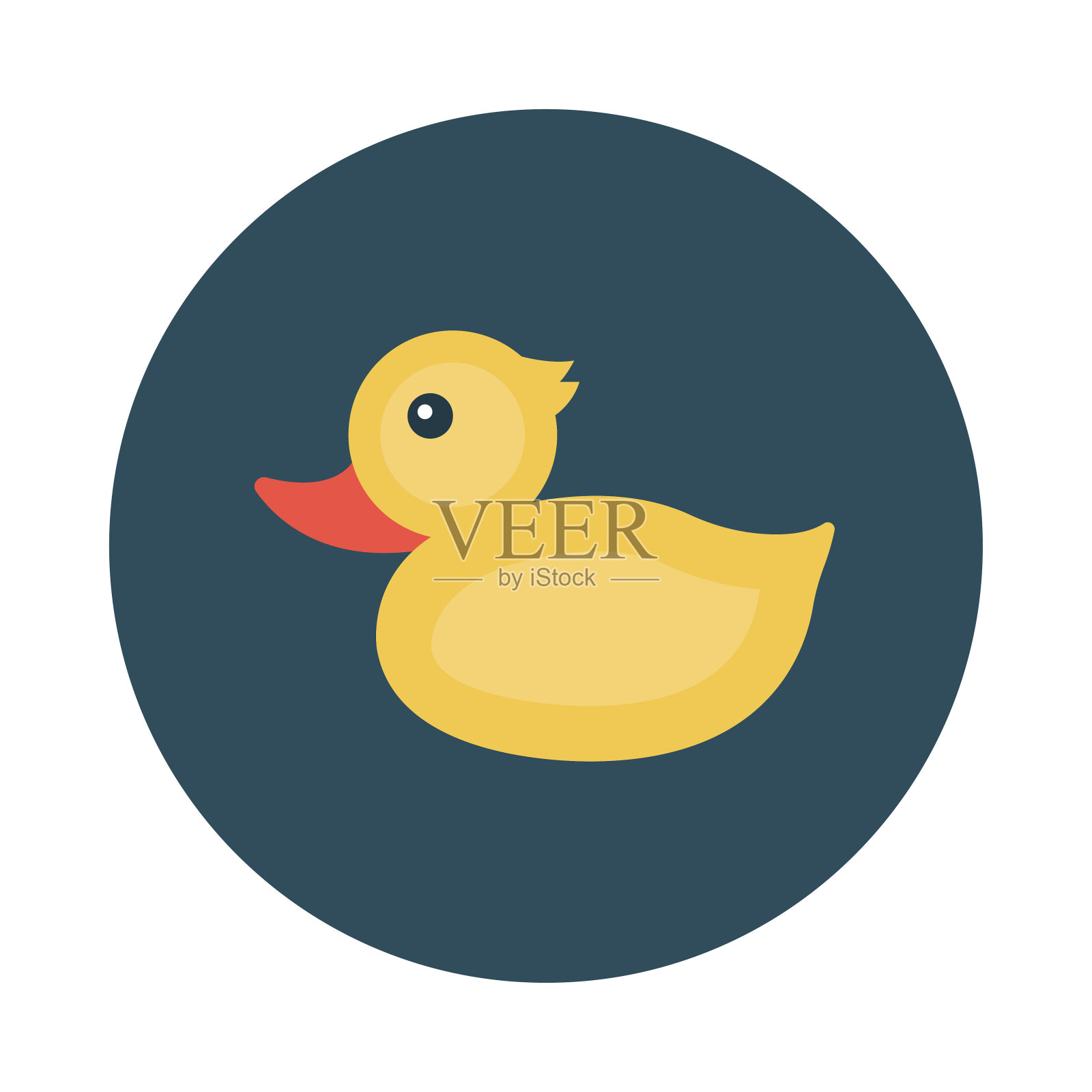 鸭插画图片素材