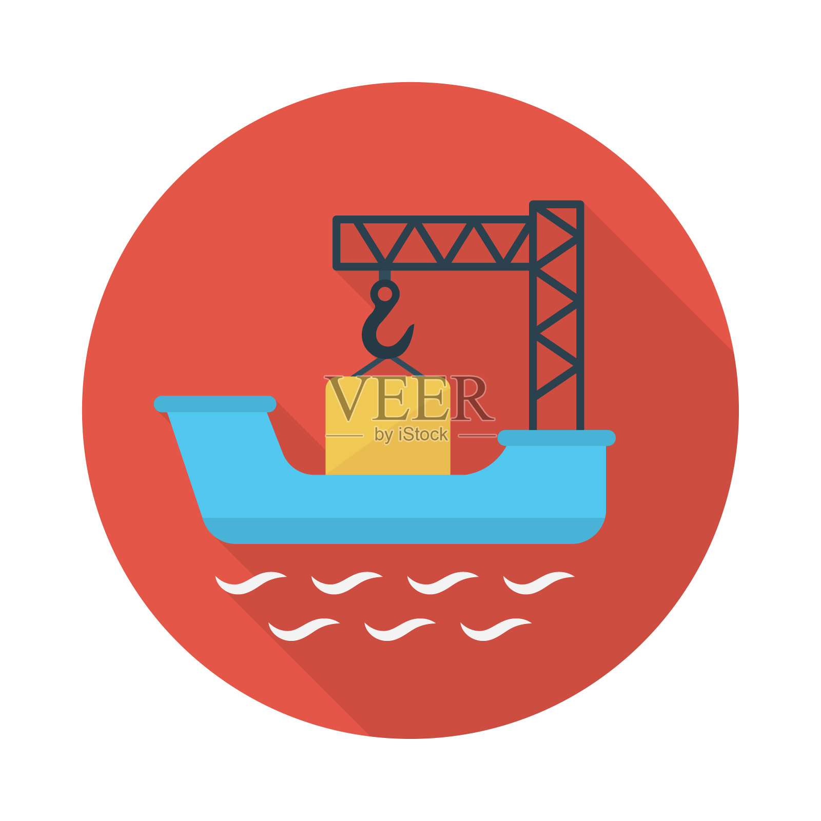 起重机插画图片素材