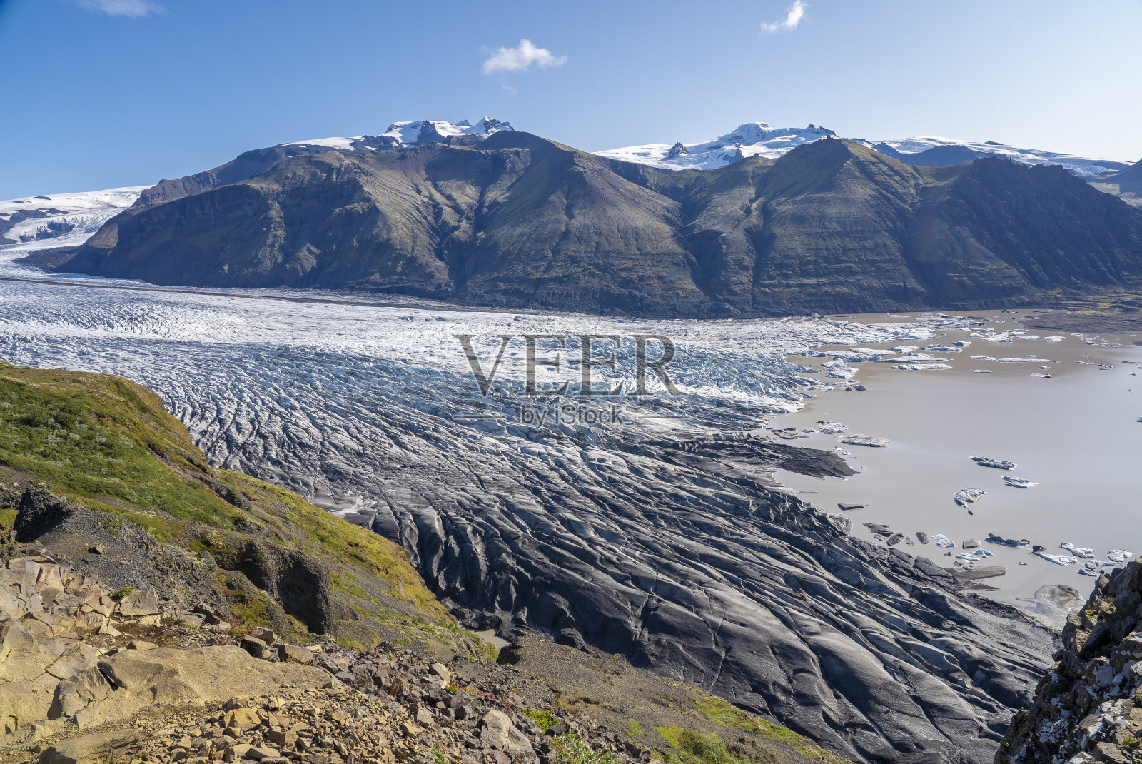 瓦特纳冰川、冰岛照片摄影图片