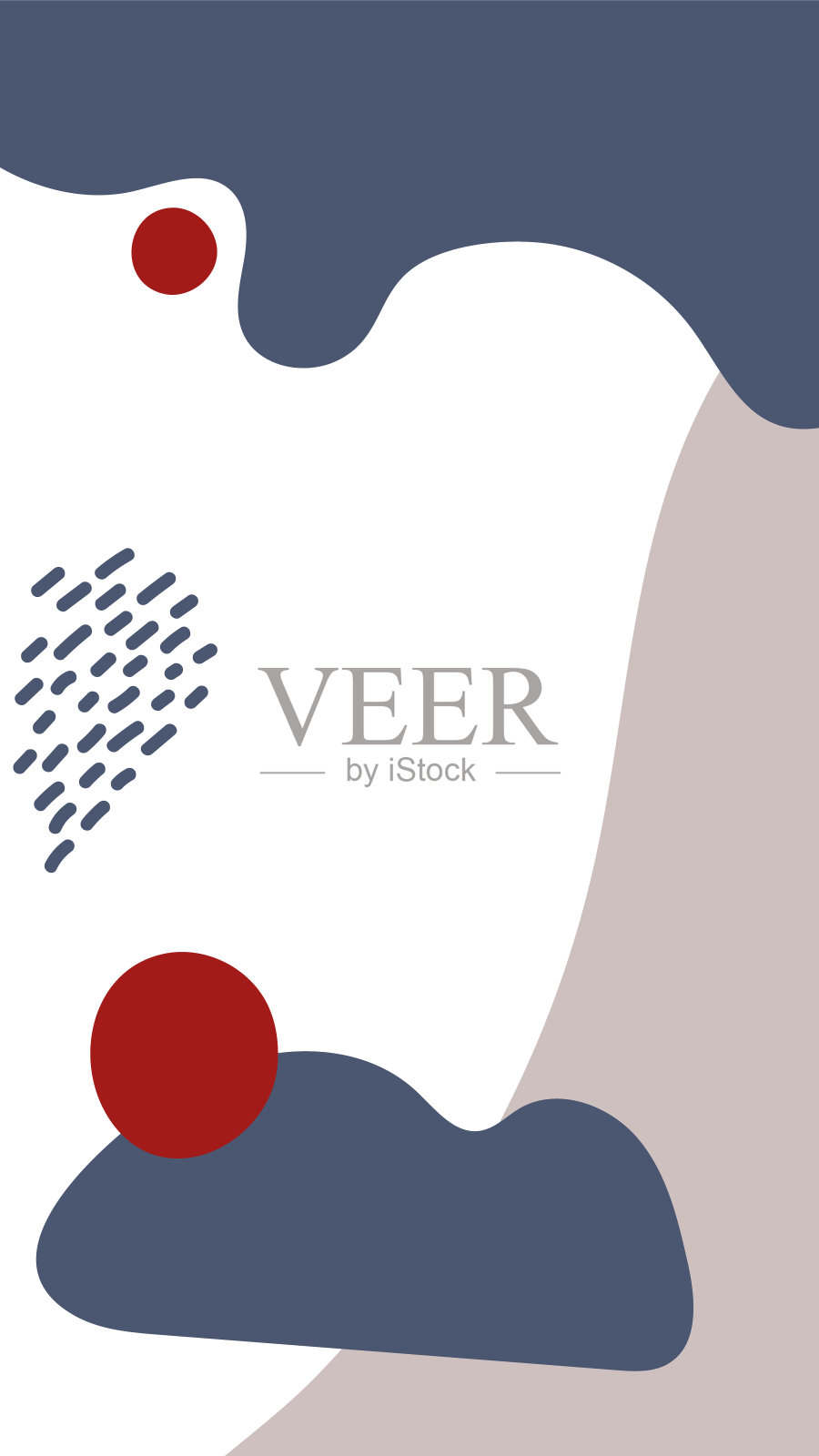 矢量抽象创意背景在最小的时尚风格与文本复制空间。为社交媒体故事和博客设计模板。简单，时尚和最小的旗帜设计插画图片素材