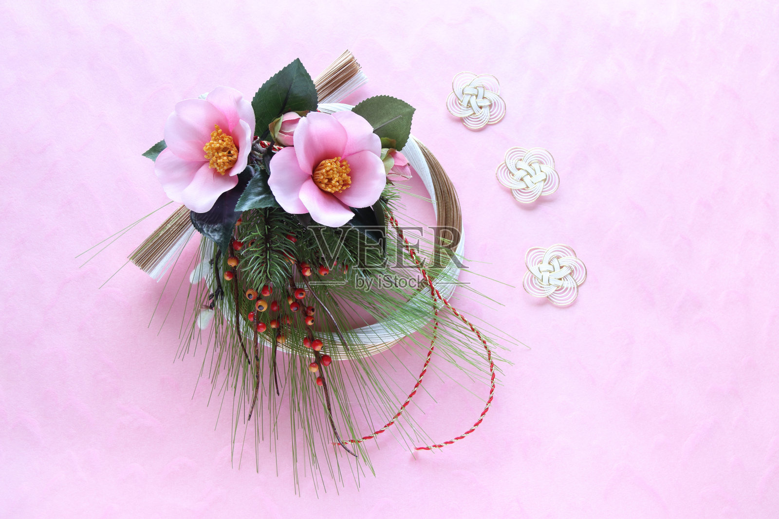 mizuhiki花环照片摄影图片