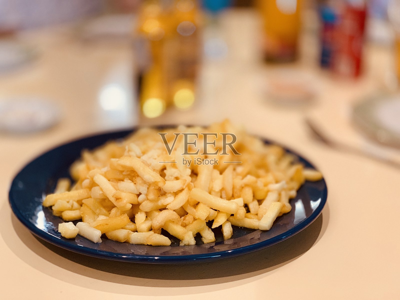 家里炸土豆照片摄影图片