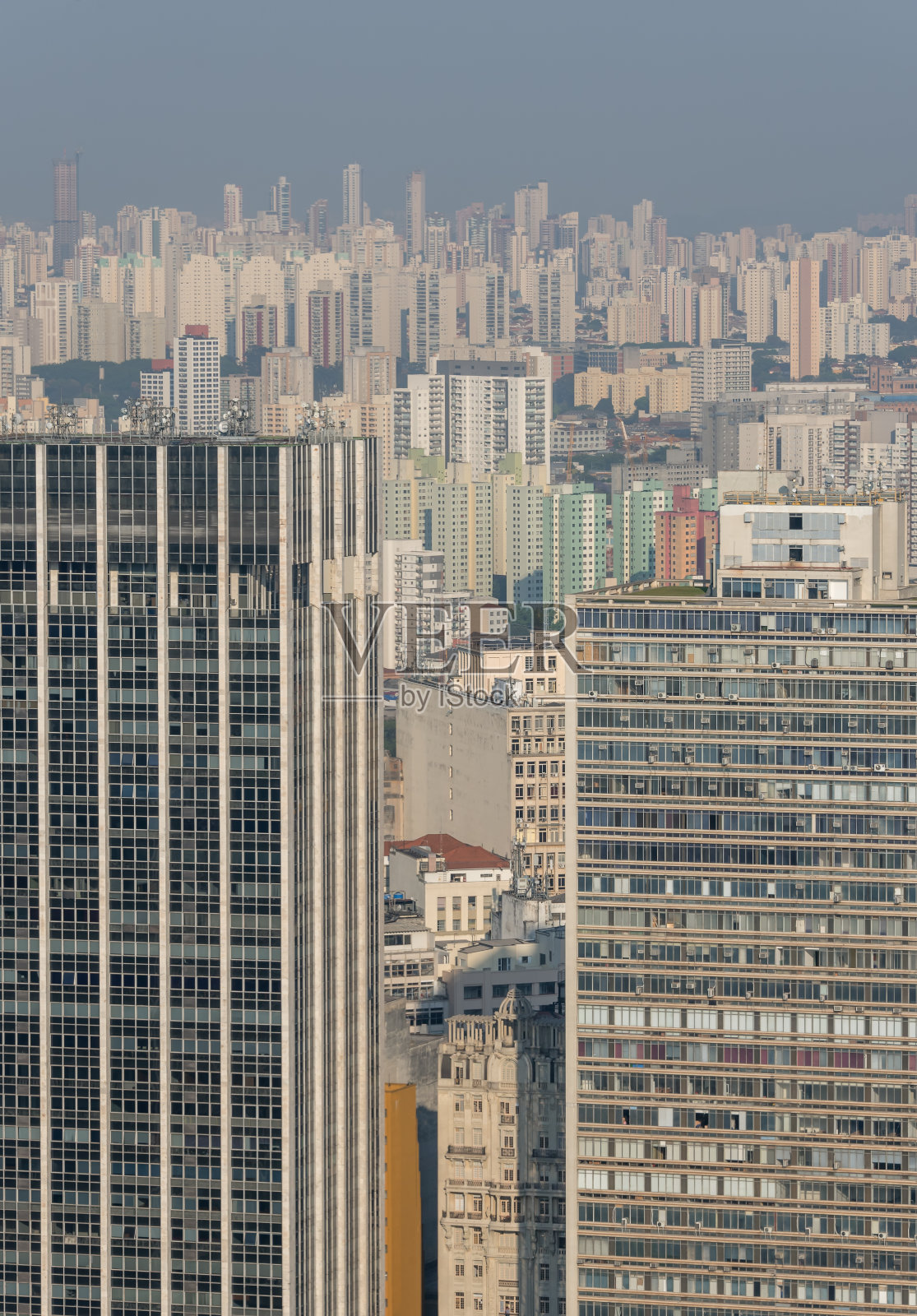 圣保罗市中心的建筑照片摄影图片