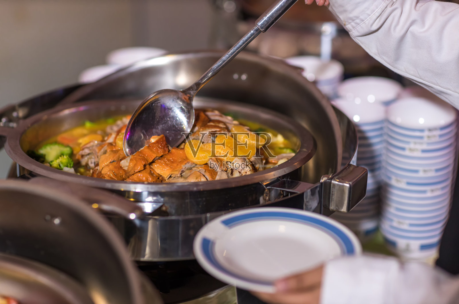 食物自助餐餐饮餐饮聚会分享概念。照片摄影图片