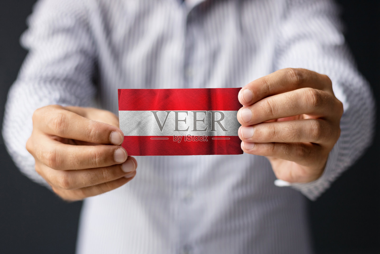 奥地利国旗。照片摄影图片