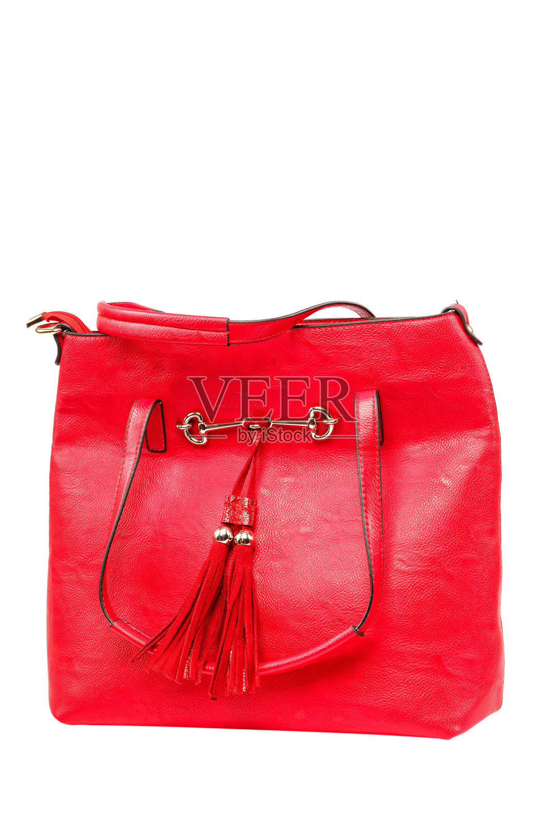 时尚女性包孤立在白色背景照片摄影图片