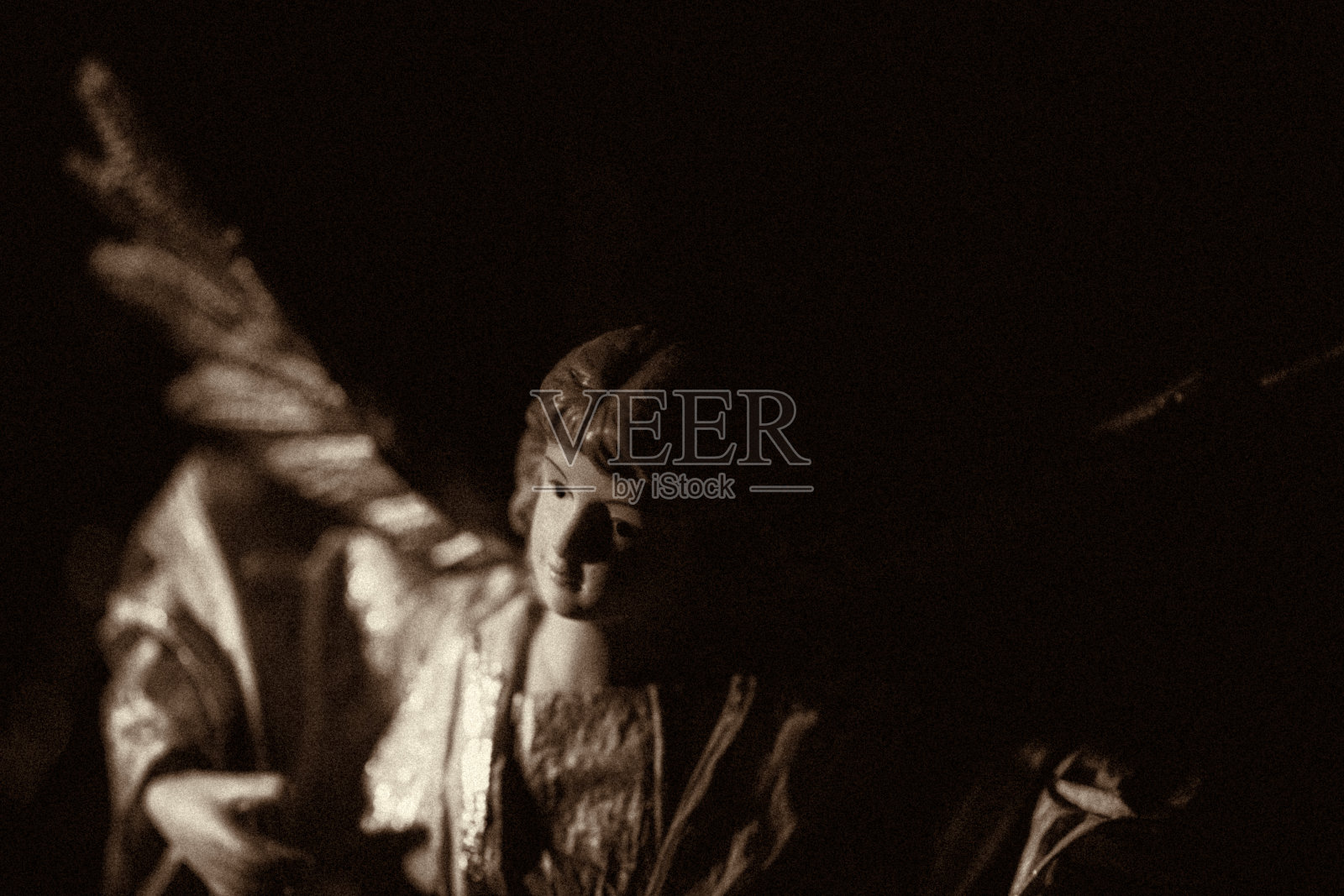 一个天使的肖像照片摄影图片