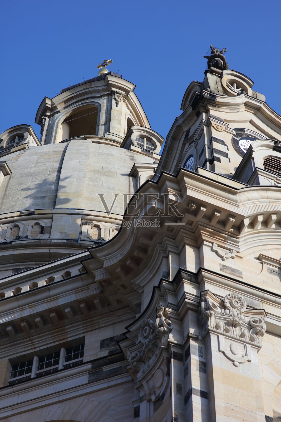 德累斯顿圣母教堂细节照片摄影图片