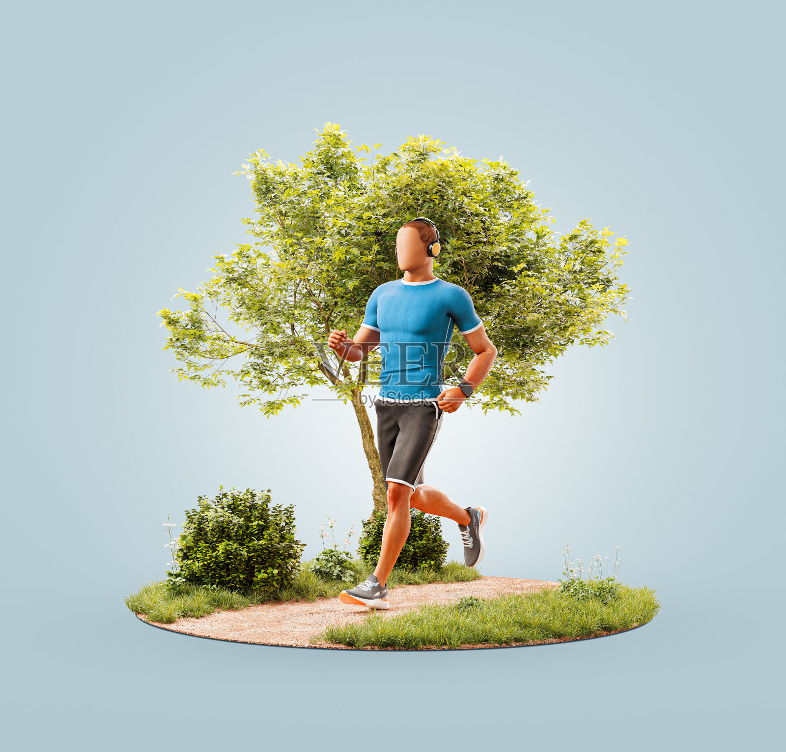 不寻常的3d插图智能手机应用程序照片摄影图片