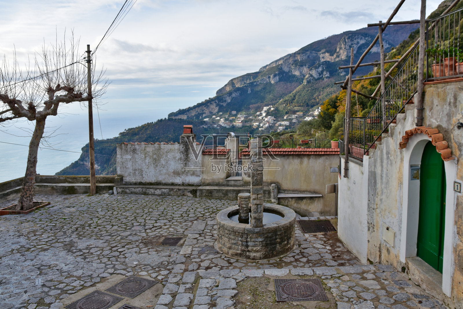 去古老的意大利村庄旅游照片摄影图片