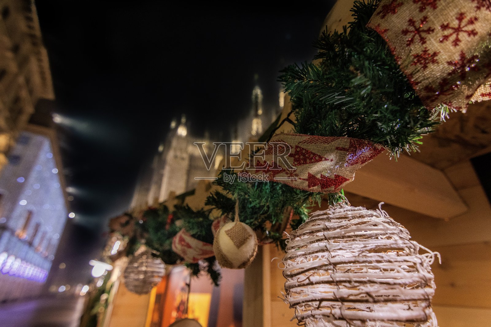 圣诞节在米兰照片摄影图片