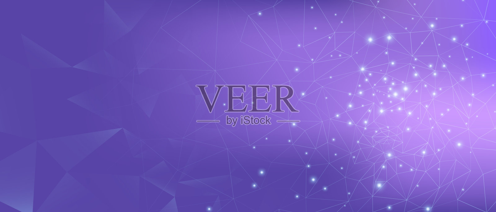 抽象的数据流。紫科学壁纸。插画图片素材