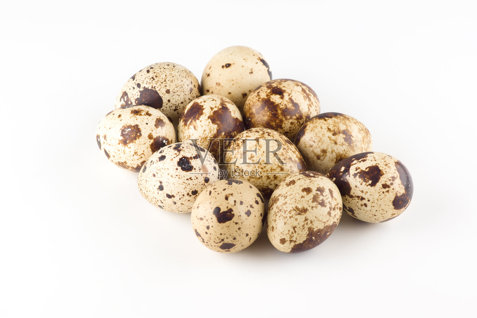 鹌鹑蛋孤立在白色背景照片摄影图片
