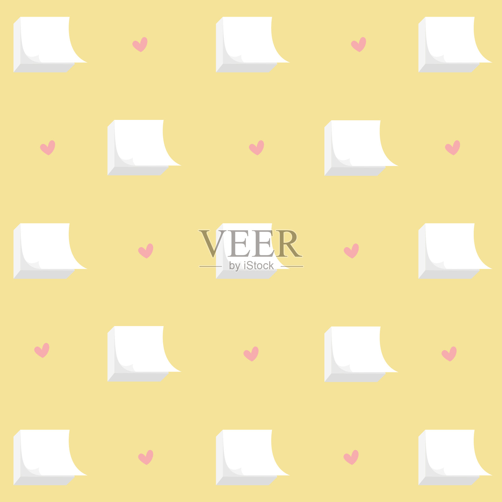 可爱的笔记本模式插画图片素材