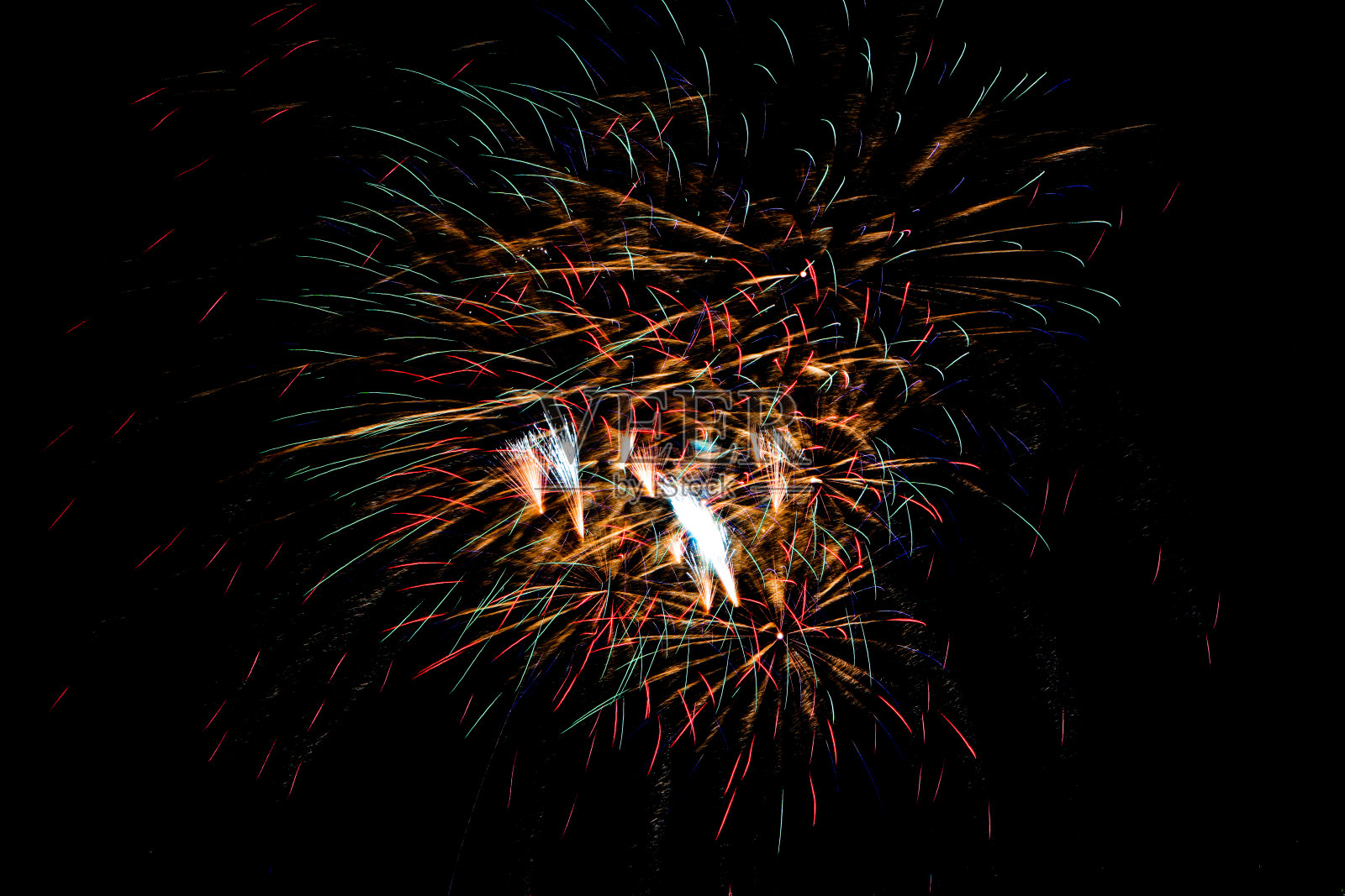 像花一样盛开的烟火表演照片摄影图片