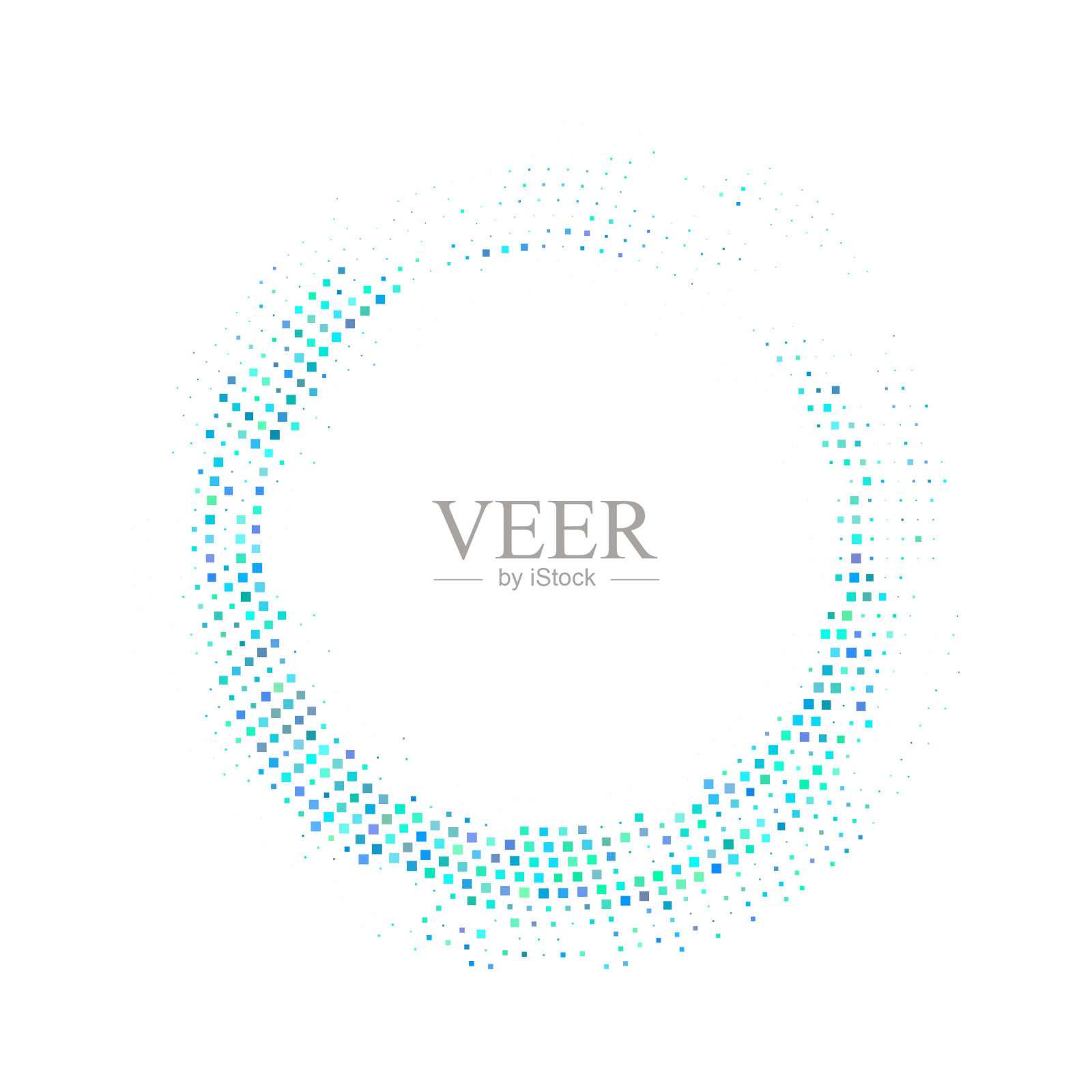 虚拟技术圈设计元素图片