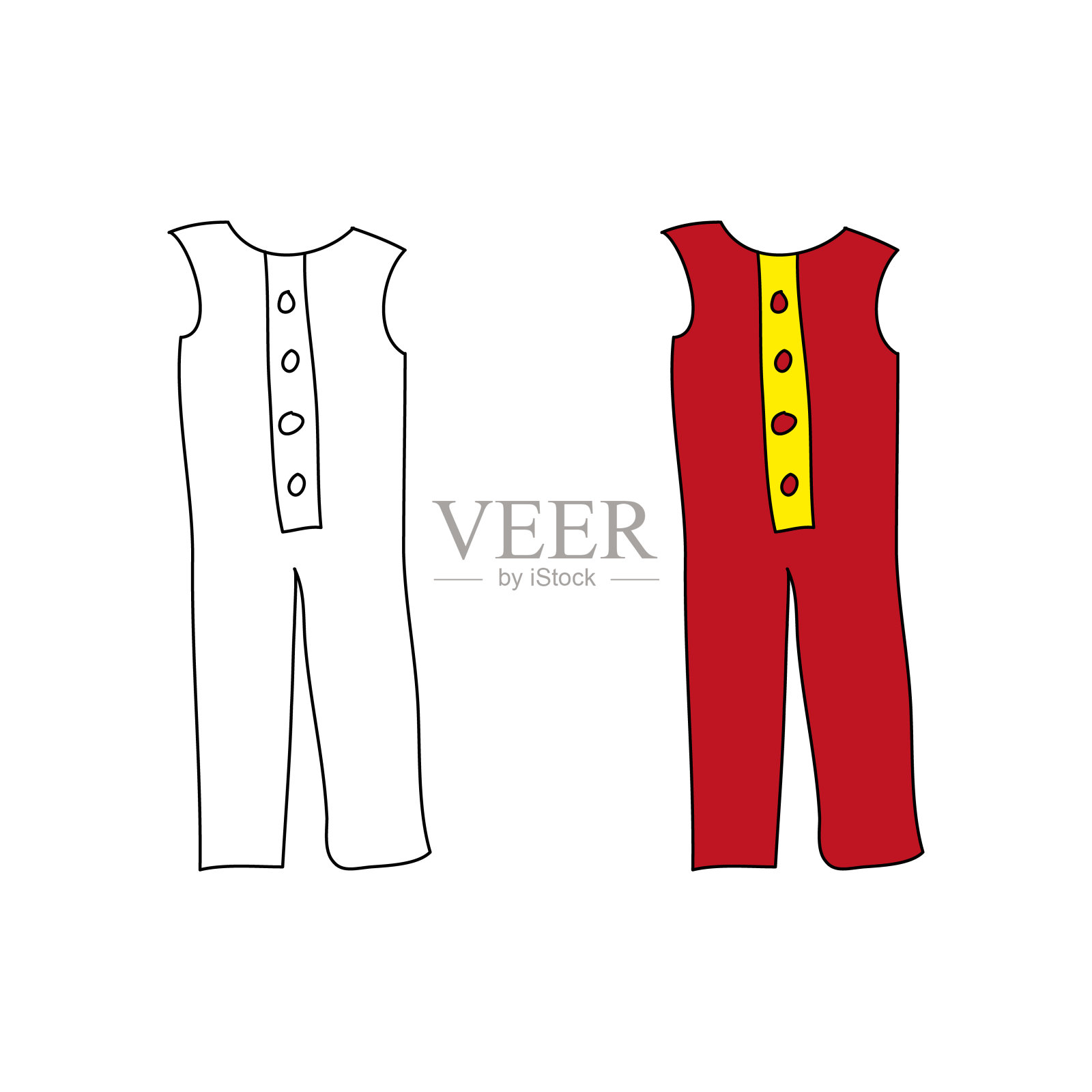 裤子6插画图片素材